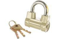 Навесной замок STAYER 55 мм облегченный дисковый механизм секрета 37149-60