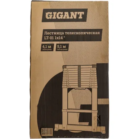 Телескопическая лестница Gigant LT-01 1x14