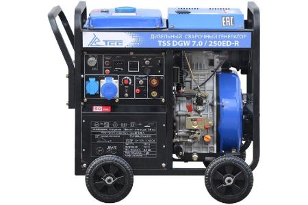 Инверторный дизельный сварочный генератор TSS DGW 7.0/250ED-R
