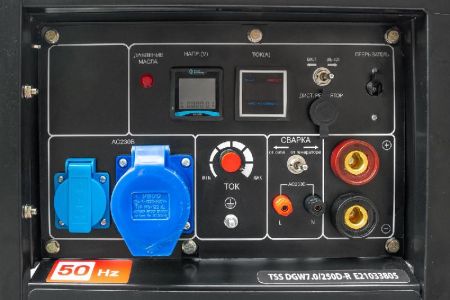 Инверторный дизельный сварочный генератор TSS DGW 7.0/250D-R