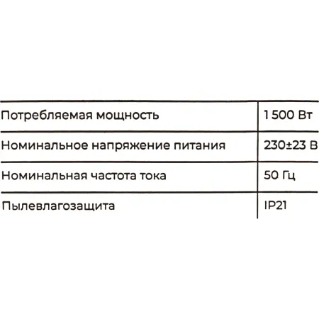 Электрический конвектор Gigant GECS-1,5 MT