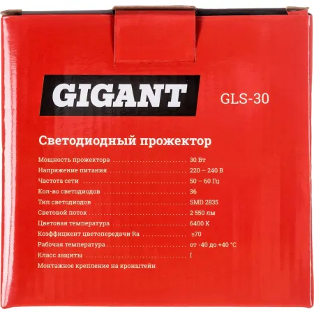 Светодиодный прожектор Gigant GLS-30